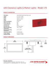 Product Spec Sheet